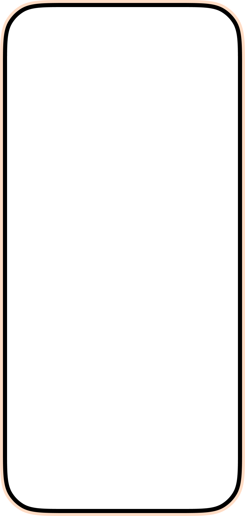 Phone device frame